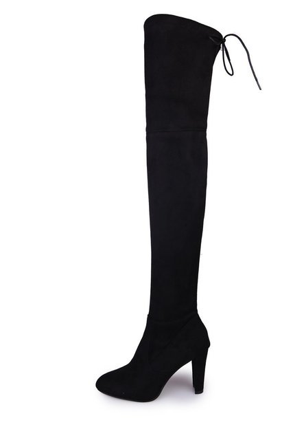 Damen Overknee-Stiefel mit High Heels – Eleganz trifft Power